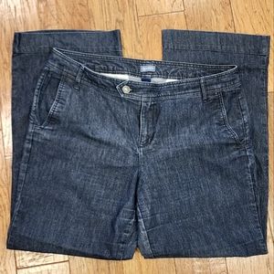 Vintage Izod Wide Leg Dress Denim Jeans